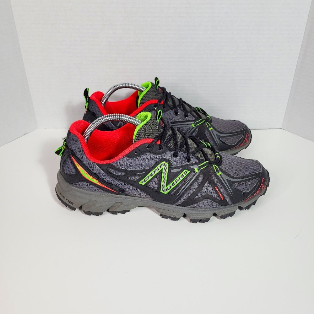 New Balance 610 V2 Trail Running Women's Athletic Shoes Size 11  Black Gray Neon